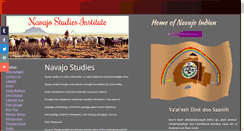 Desktop Screenshot of navajostudiesinstitute.com